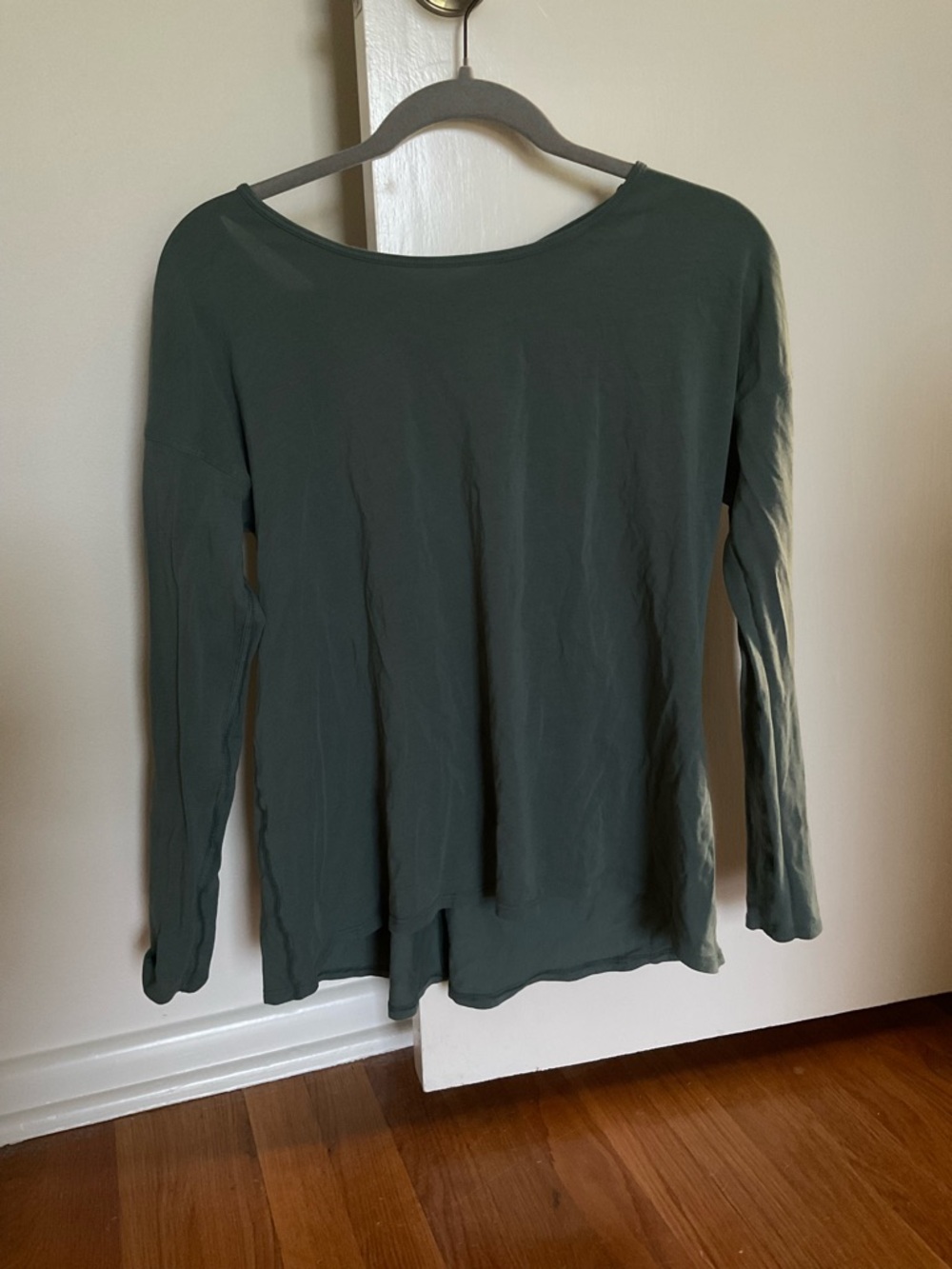 Lululemon Long Sleeve Back Into It- Olive Green